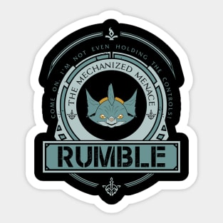 RUMBLE - LIMITED EDITION Sticker